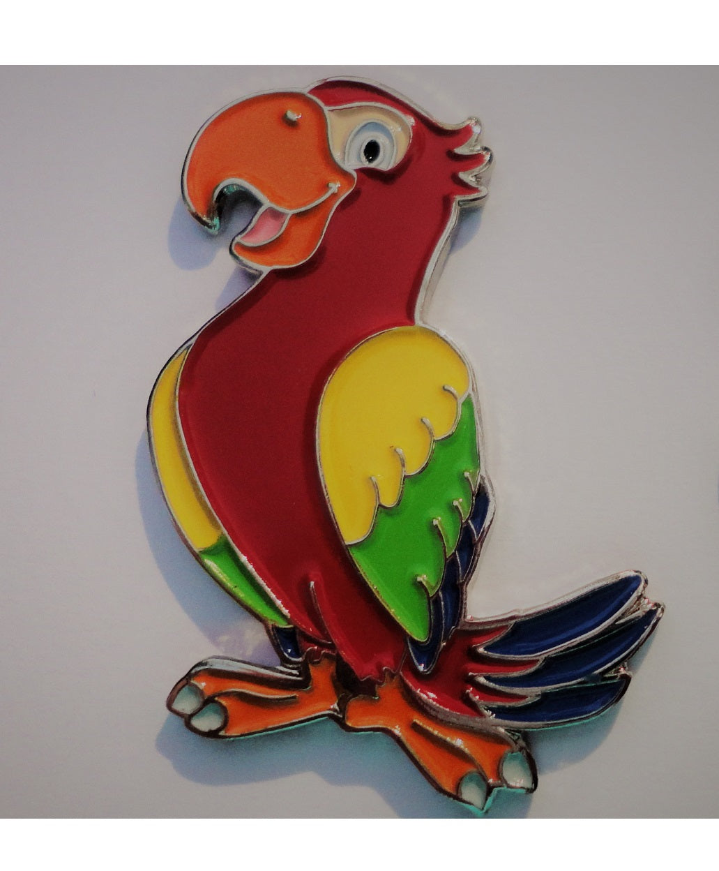 Parrot Golf Ball Marker w/Hat Clip - Fun and Stylish Metallic Ball Markers