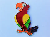 Parrot Golf Ball Marker w/Hat Clip - Fun and Stylish Metallic Ball Markers