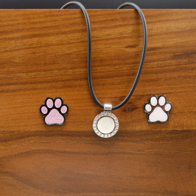 Paw Prints and Necklace Bundle