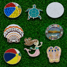 Beach Themed Golf Ball Marker - Pack of 8