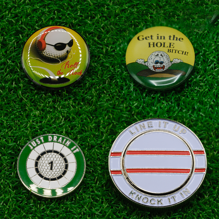 Inspirational Golf Ball Markers - Pack of 4
