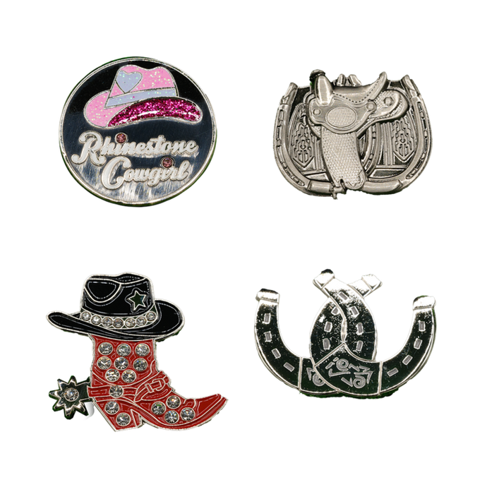 Cowgirl Golf Ball Marker - Pack of 4