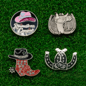 Cowgirl Golf Ball Marker - Pack of 4