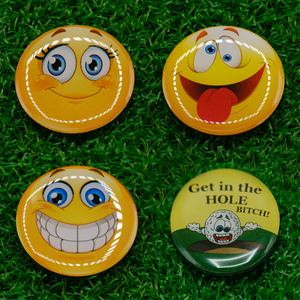Emoji Golf Ball Marker - Pack of 4