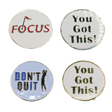 Motivational Ball Marker - Pack of 4
