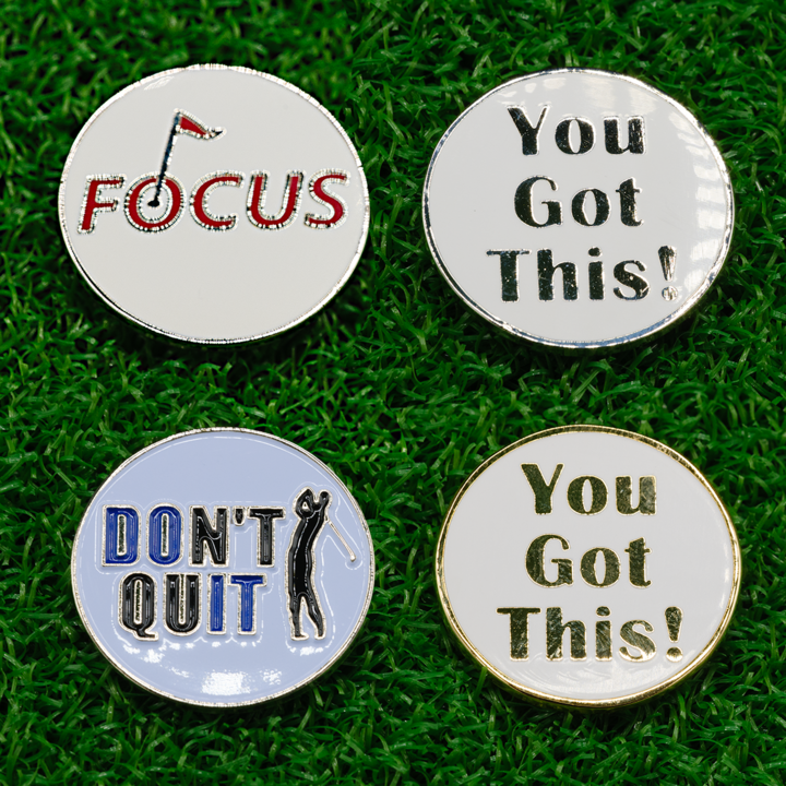 Motivational Ball Marker - Pack of 4