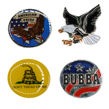 Patriotic 2 Golf Ball Marker - Pack of 4