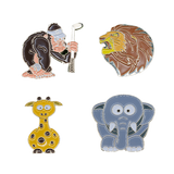 Jungle Themed Golf Ball Marker - Pack of 4