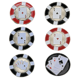 Aces Golf Ball Marker - Pack of 6