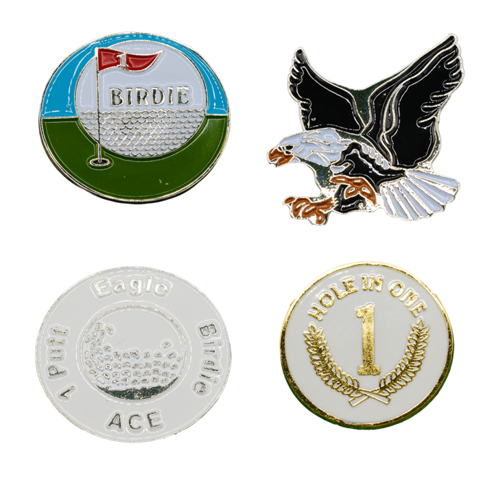 Golf Milestones Ball Marker - Pack of 4