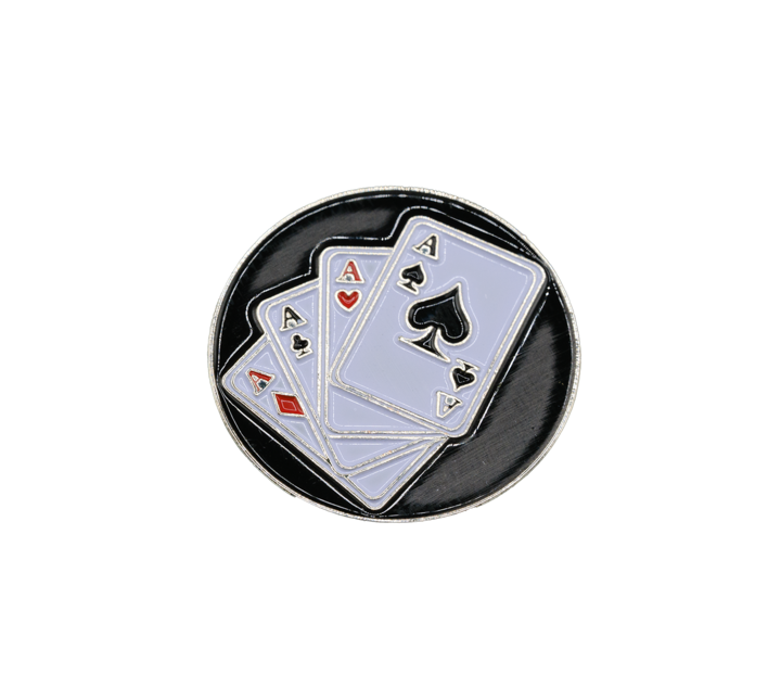 Aces Golf Ball Marker - Pack of 6