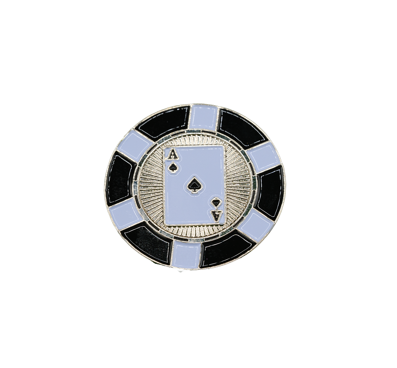 Ace Of Poker Chip Golf Ball Marker - Pack of 4