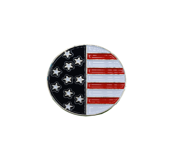 American Flag Golf Ball Marker - Pack of 4
