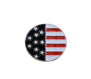 American Flag Golf Ball Marker - Pack of 4