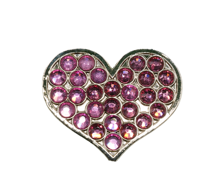 Hearts and Kisses Golf Ball Marker - Pack of 4
