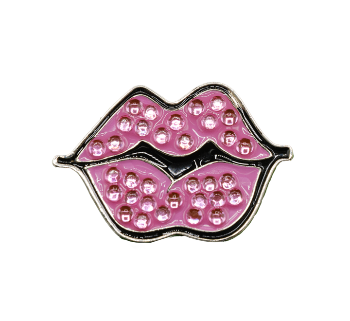 Hearts and Kisses Golf Ball Marker - Pack of 4