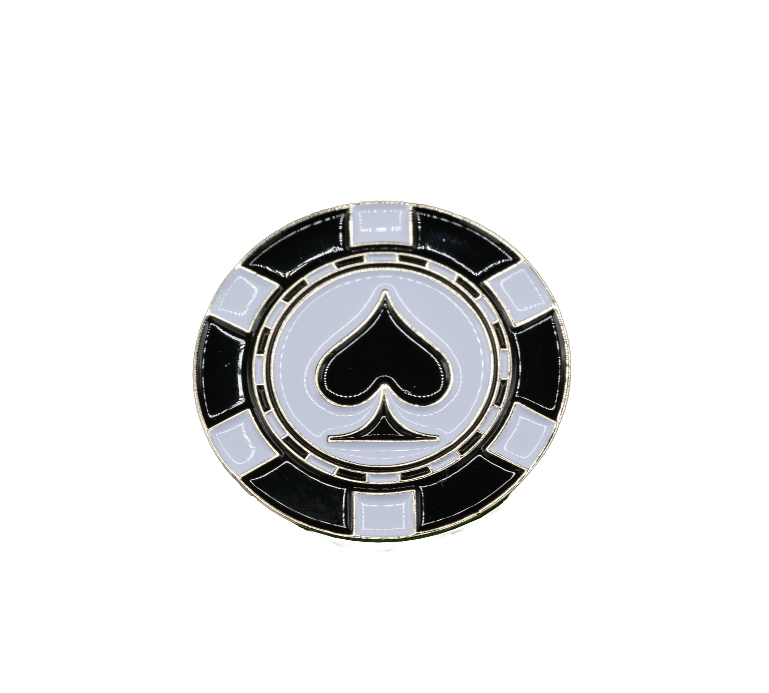 Poker Chip Golf Ball Marker - Pack of 4