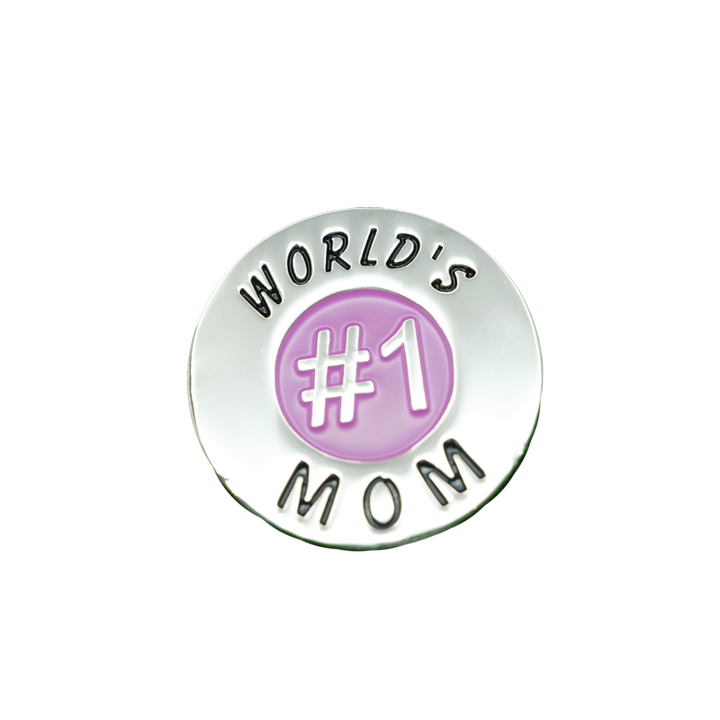 Worlds # 1 Golf Ball Marker - Pack of 4