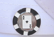 Ace of Clubs Poker Chip Ball Marker hat brim pic 1