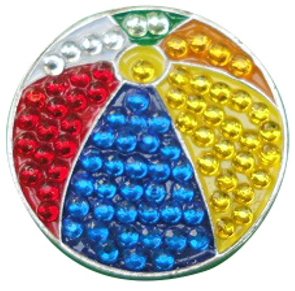 Beach Ball Crystals Ball Marker main pic