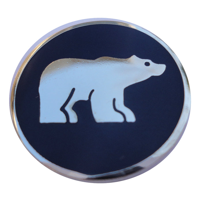 Polar Bear w/ Blue Background Ball Marker