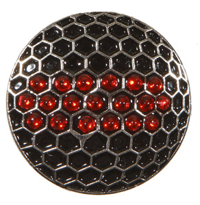Black Ball w/ Red Crystals Ball Marker product pic