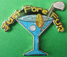 Blue Martini Glass Ball Marker product pic 1