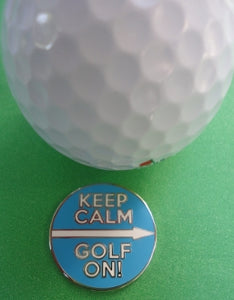Keep Calm Golf On Marker golf ball comparison pic 1