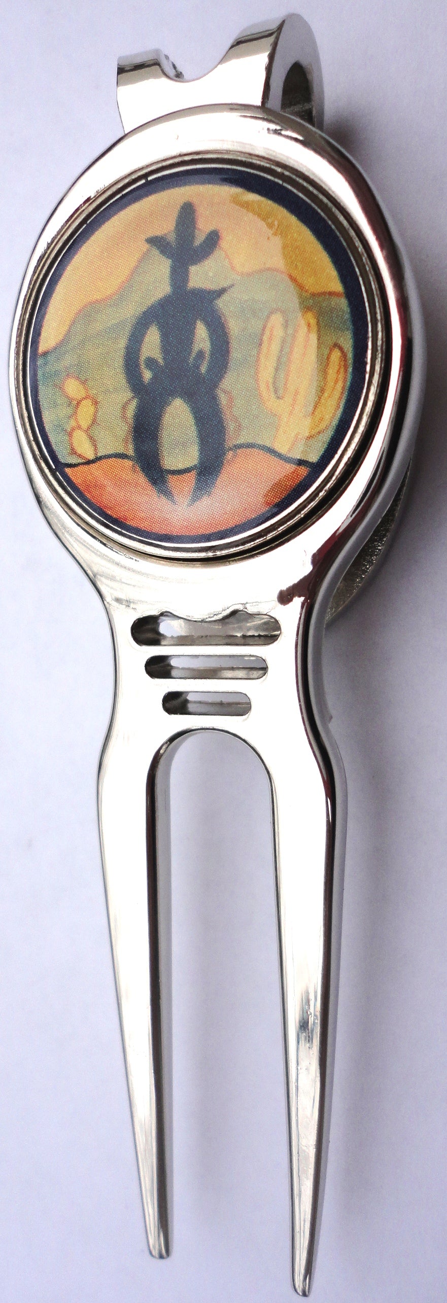 Cowboy Art Ball Marker divot fixer pic