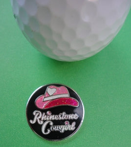 Rhinestone Cowgirl Marker golf ball comparison pic 1