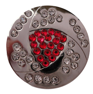 Crystal Red & White Ball Marker product pic 2