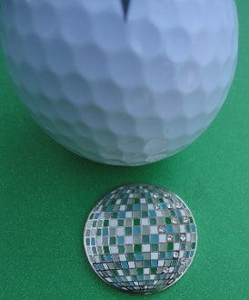 Disco Ball Golf Ball Comparison Pic 1