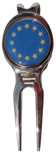 European Flag Ball Marker divot fixer pic 1
