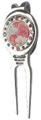 Floral Watercolor Crystal Ball Marker divot fixer pic 2