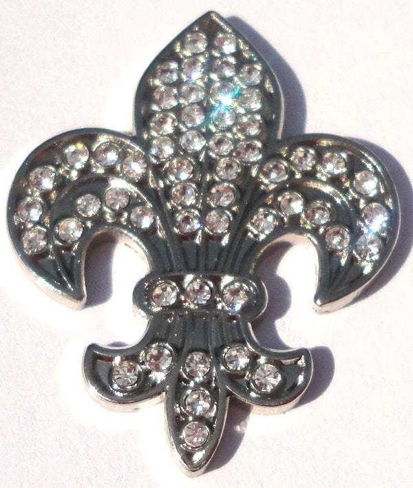 Fleur-de-lis with Clear Crystals Ball Marker product pic 2