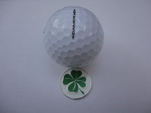 Four Leaf Clover Ball Marker golf ball pic