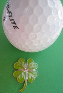 Shamrock Ball Marker golf ball pic 2