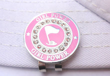 Girl Power w/ Crystals Ball Marker hat brim pic 1