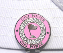 Girl Power w/ Crystals Ball Marker hat brim pic 2