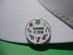 Good Luck Ball Marker hat brim pic 1