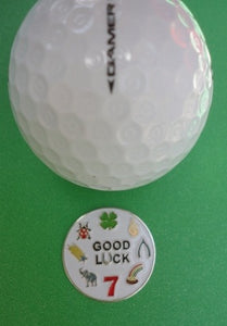 Good Luck Ball Marker golf ball pic 1