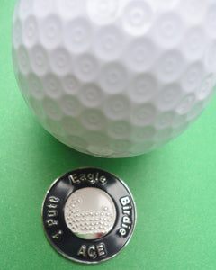 Great Expectations Navy Blue Ball Marker golf ball pic