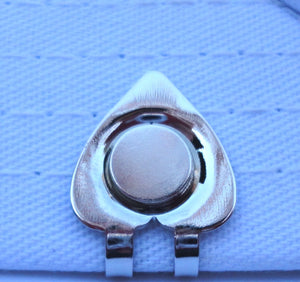 Heart Shaped Magnetic Hat Clip hat brim pic