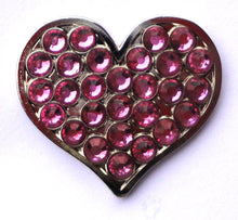 Heart with Pink Crystals