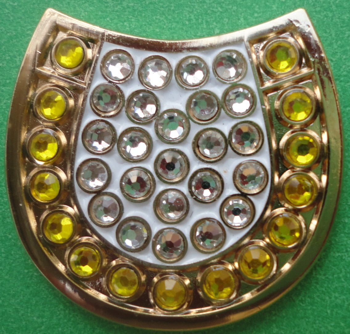 Horseshoe with Crystals Ball Marker product pic 2