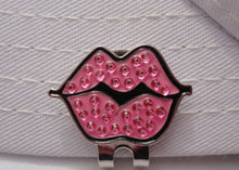 Hot Lips Pink Ball Marker hat brim pic 2
