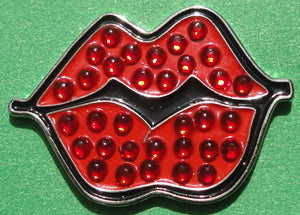 Hot Lips Red Ball Marker W/Crystals product pic 2