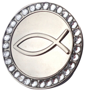 Infinity Fish with Crystals Ball Marker product pic