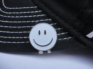 Smiley Face Blue Ball Marker hat brim pic 2