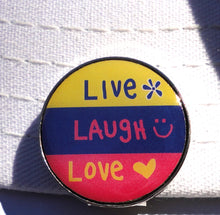 Live Laugh Love Ball Marker hat brim pic 2